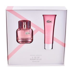 Lacoste Eau de Lacoste L.12.12 Pour Elle SPARKLING SET 30 ml Eau de Toilette + 50 ml Shower Gel / Duschgel